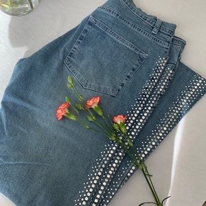 VINTAGE WOMANS SPARKLY JEANS